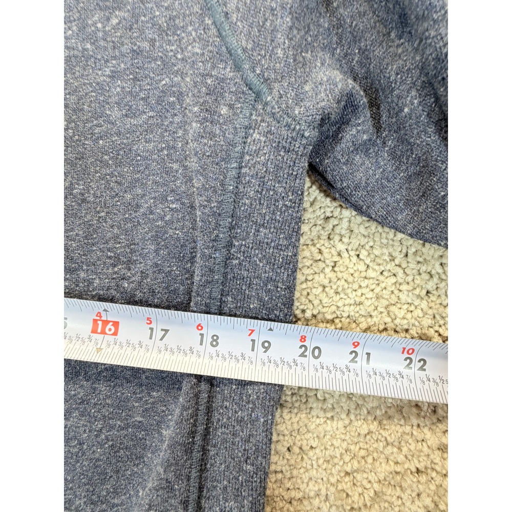 Eddie Bauer‎ Mens Lounge Sweatshirt Large Blue Heather Raglan Crewneck Fleece L - Picture 5 of 7